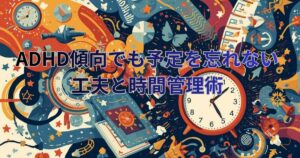 ADHD傾向でも予定を忘れない工夫と時間管理術